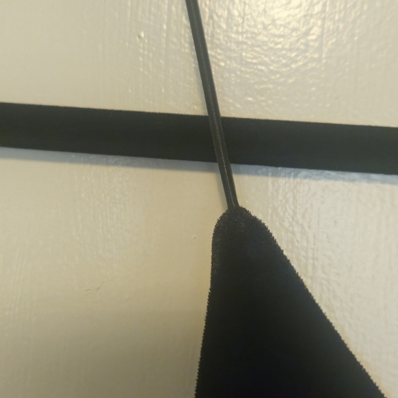 Black Velvet Cocktail Dress - Picture 5 of 7